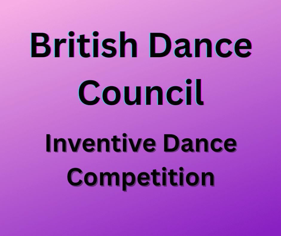 British Dance Council Inventive Dance Competition 2024
