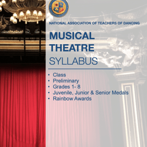 Musical Theatre Syllabus